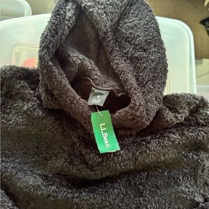 L.L. Bean Charcoal Fleece Pullover